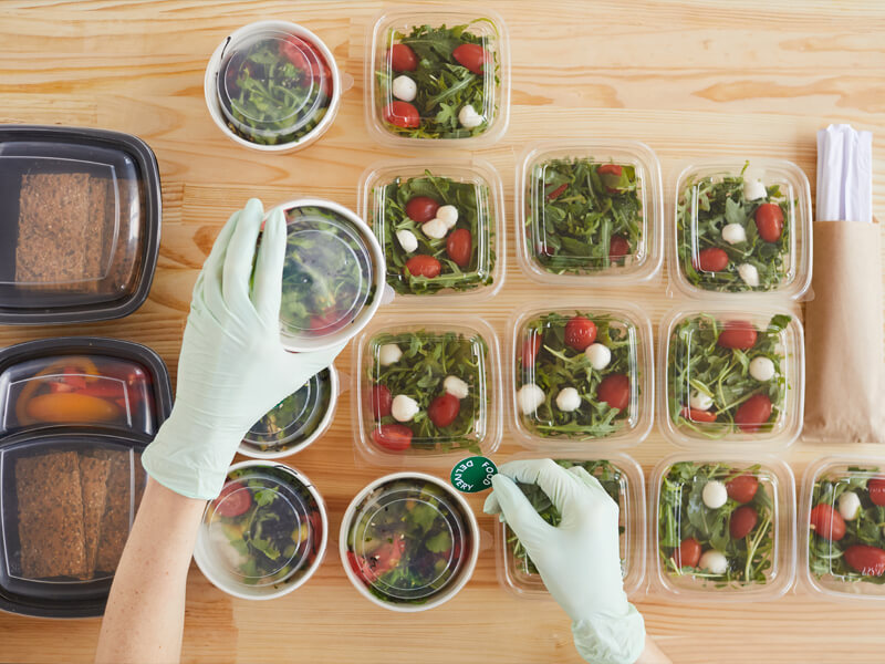 ¿Qué alimentos pertenecen a los recipientes de vidrio?