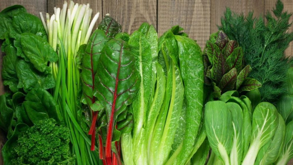 Vegetales de hojas verdes