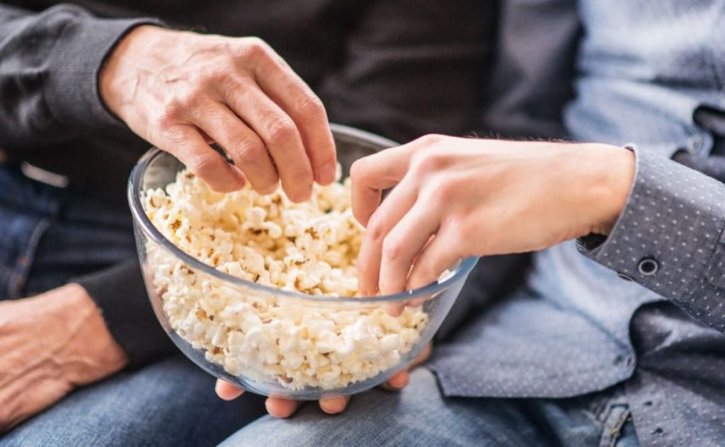 Palomitas de maíz como opción saludable de snack