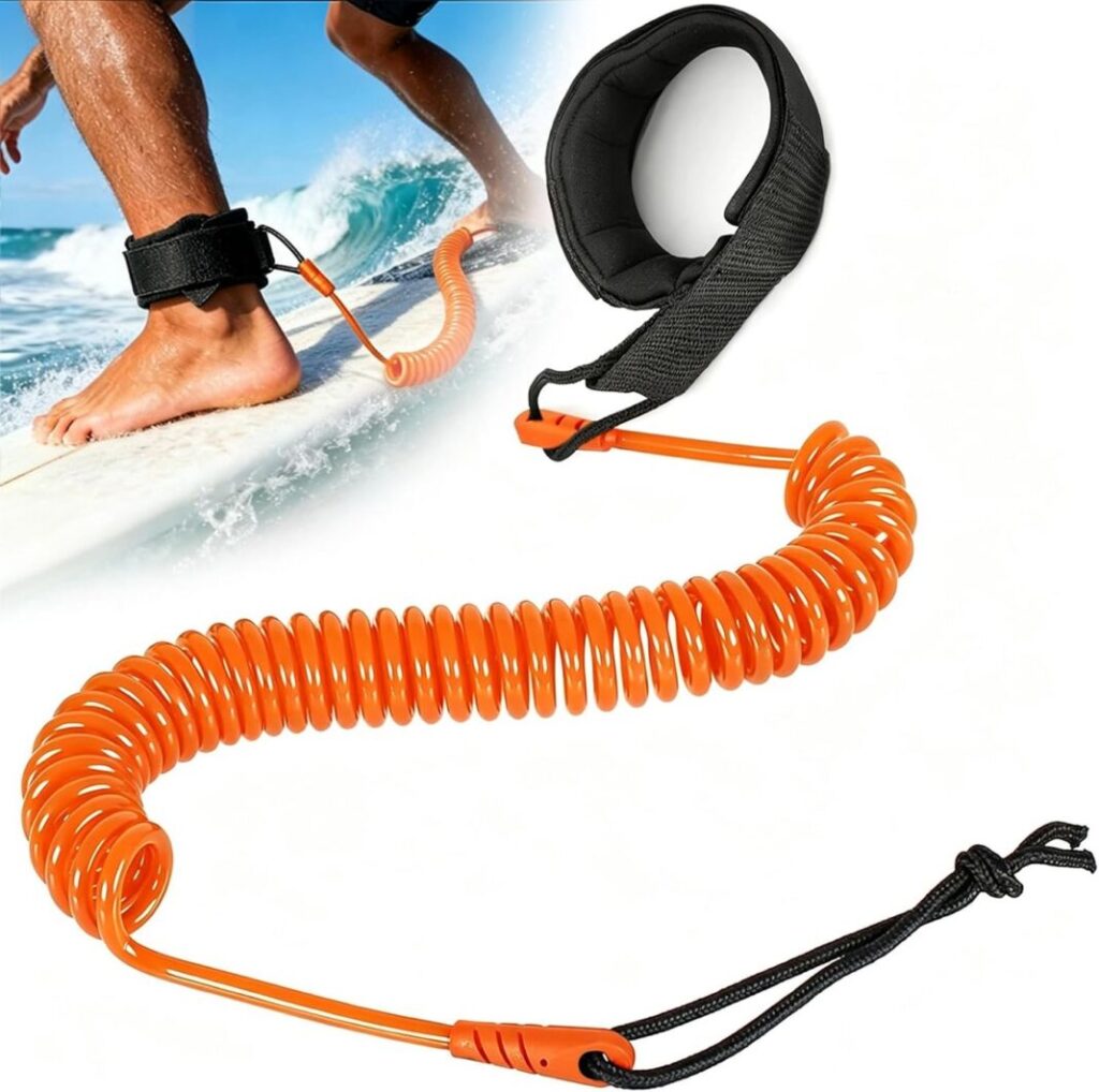 Disfruta del deporte este verano con estos esenciales de Amazon: bicicleta, pádel surf, buceo y snorkel 5 Vida.es Leash de Surf