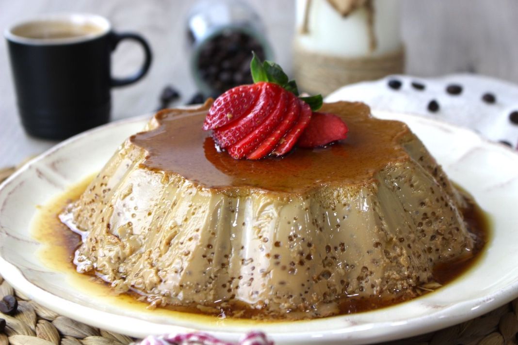 La receta de Sergi Arola de Flan de Café con Crema de Caramelo