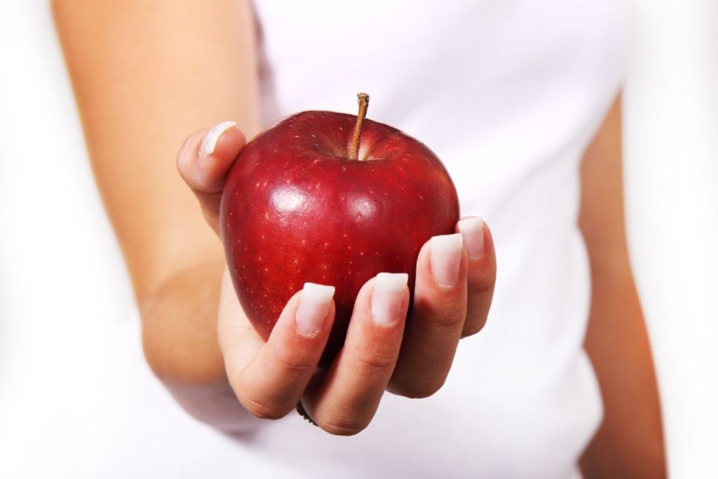 La opción de consumir manzanas orgánicas