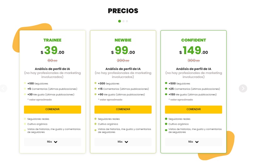 precios seguidores instagram Vida.es