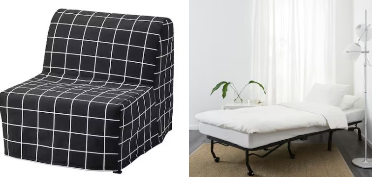 Ikea: el sillón-cama ideal para un piso pequeño por menos de 200 euros