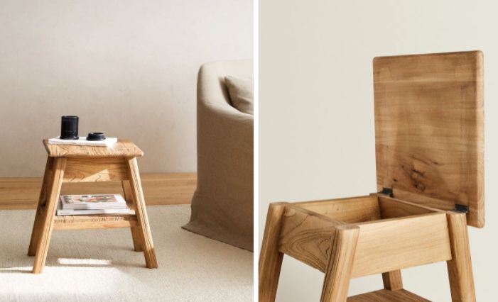 La mesa de madera reciclada de Zara Home que le dará un toque cálido a cualquier habitación