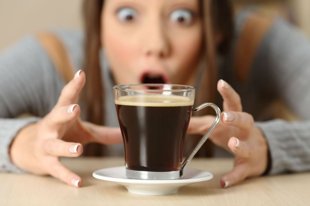 Evitar el consumo de cafeína