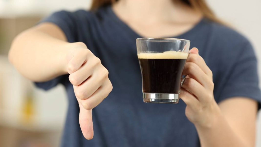 Reducir el consumo de cafeína