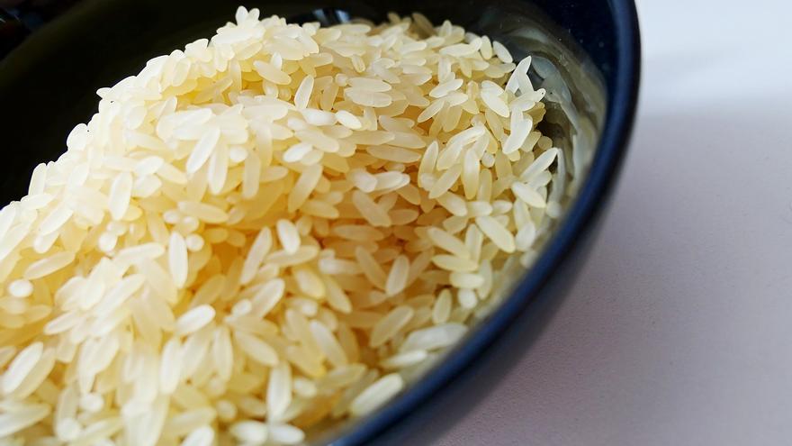 El arroz precocido