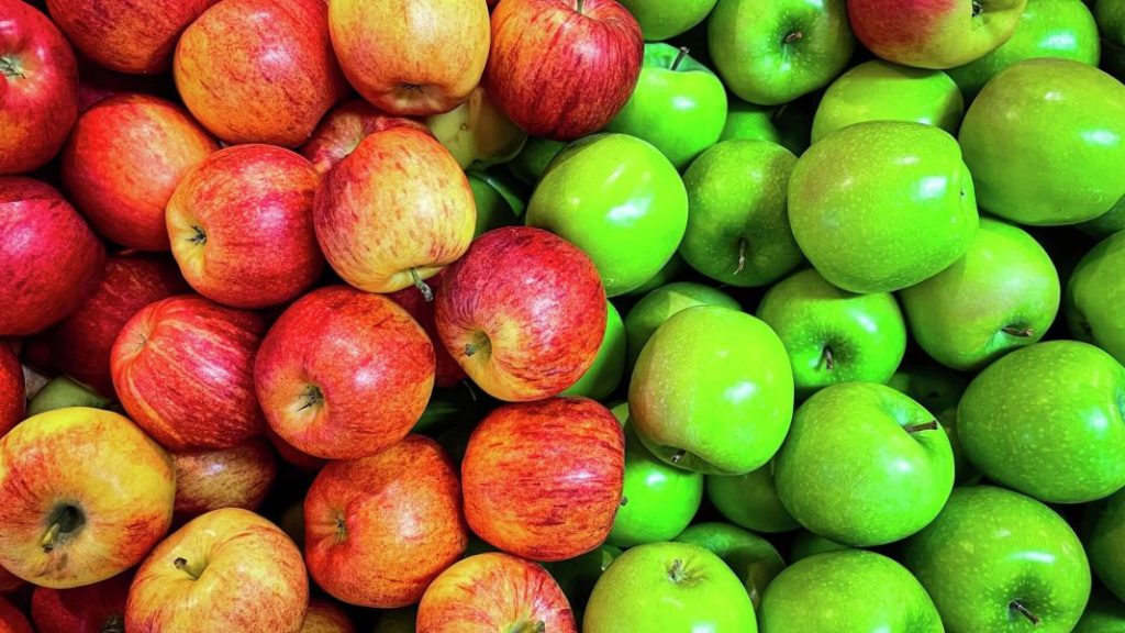 Variedad y nutrientes de la manzana